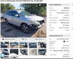 Pathfinder 2013 Third Seat Station Wagon Van 4331174. Fixed Price $569.99.