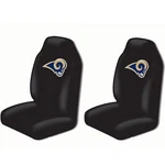 2 Pc North West Nfl Licensed Los Angeles Rams Seat Cover Pair. Fixed Price $62.99.