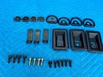 Mercedes G500 Tie Down Hook, Anchor Cover,bracket & Bolts 14PC Set 2005 Oem. Fixed Price $125.00.