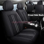 Kia K5 Forte Stinger Pu Leather Car 5-SEAT Covers Front+rear Protector Black. Fixed Price $69.39.