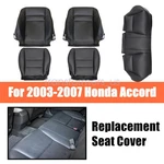 5 Pcs 2003-2007 For Honda Accord Front & 2ND Replacement Leather Seat Cover Blk. Fixed Price $188.39.