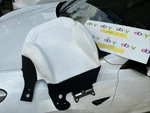 2024-2026 Tesla Model 3 Highland Front Left Seat Back Leather Cover White Lh Oem. Fixed Price $125.00.