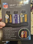 Washington Redskins Seat Cover Rally Design New Box. Fixed Price $19.95.