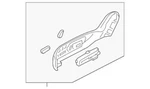Genuine Hyundai Outer Finish Panel 88020-S8510-NNB. Fixed Price $151.19.