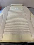 Oasis Auto OS-008 Universal Leather Car Seat Cover, Tan (stain) Front Used. Fixed Price $44.76.