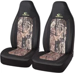 Mossy Oak Camo Seat Covers High Back - Made With Waterproof Oxford. Fixed Price $63.87.