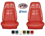 Front Bucket Seat Upholstery Covers 1970 Mustang Deluxe By Distinctive Ind.. Fixed Price $589.00.
