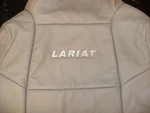 2002 - 07 Ford F250 F350 Lariat Left Front Top Lean Back Leather Seat Cover Tan. Fixed Price $169.14.