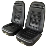 Corvette C3 Seat Covers Black 100%-LEATHER 1972-1974. Fixed Price $1009.99.