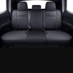 Rear Seat Covers Custom Fit 2016-2023 Tacoma Crew Cab Faux Leather Black Club. Fixed Price $179.99.