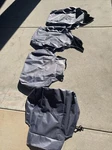 Coverking CTSC1E4M273538 Charcoal Custom Tactical Ballistic Row Seat Covers. Fixed Price $99.90.