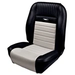Tmi Pony Sport Seat Upholstery Coupe Mustang 65-66 Black/ White Full Set. Fixed Price $857.64.