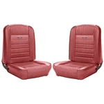 Tmi Premium Upholstery Pony Interior Mustang Fastback 65-66 Red Front Buckets. Fixed Price $819.71.