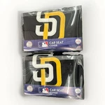 New Baseball Team San Diego Padres Auto Front Universal Fit Seat Covers -2 Pc. Fixed Price $48.88.