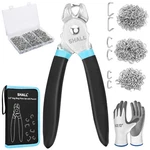 Shall Hog Ring Pliers Kit With 600PCS (3/8 , 1/2 3/4 ) For Upholstery. Fixed Price $19.59.