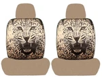 Universal Fit Car Truck Print Design 4 Pcs Set Beige Front Low Back Seat Covers. Fixed Price $65.99.