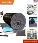 Sleeping PAD,3-INCH Thick Memory Foam Camping Mattress,portable Roll-up F.... Fixed Price $97.51.