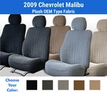 Plush Velour Seat Covers For 2009 Chevrolet Malibu. Fixed Price $205.00.