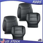 Driver/passenger Bottom Leather Seat Covers For Chevrolet Silverado 2014-2019. Fixed Price $146.17.