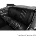 1970 Chevelle Rear Bench Seat Upholstery Black- Made By Tmi. Fixed Price $534.38.