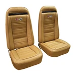 Corvette C3 Embroidered 100% Leather Seat Covers Black 1972-1974. Fixed Price $1189.99.