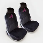 Atlanta Braves Mlb Fremont Die Seat Cover Black W/ Embroider Logo (set Of 2). Fixed Price $49.99.
