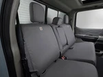 Covercraft Carhartt Rear Row Seat Covers W/ Armrest 60/40 In Gravel. Fixed Price $296.10.