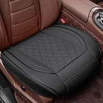 Faux Leather Front Car Seat Covers Bottom Cushion Protector Black Universal Fit. Fixed Price $20.99.