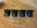 4PC. 1979-1993 Mustang Front Seat Track Bolt Covers Plastic 79-93 Oem. Fixed Price $13.99.