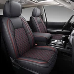 Coverado Toyota Tundra Seat Covers, Leather Compatible Front, Red. Fixed Price $174.04.