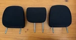 2012-2019 Toyota Prius Rear Back 2ND Row Seat Headrest Set Of 3 Black Cloth. Fixed Price $139.99.