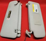 2007 - 2015 Audi Q7 Right & Left Sun Visor Gray Cloth Illuminated Pair / Set. Fixed Price $89.99.