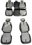 Black & Gray Leather Seat Covers 2021-26 Ford F150 Xlt Stx Supercrew. Fixed Price $819.93.