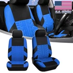 Auto Car Covers Set Polyester Cloth 2-SEATS Front Protector Universal Blue. Fixed Price $21.99.