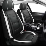 For Honda Pilot Leather Car Covers 5-SEAT Front&rear Cushion Full Set Black. Fixed Price $79.90.