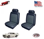 Dark Blue Front Bucket Seat Upholstery For 1969 Mustang, Made In The Usa, Tmi. Fixed Price $513.12.