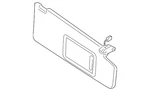 Genuine Audi Sun-visor 8P0-857-551-AF-9V4. Fixed Price $224.66.