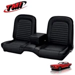 1966 Mustang Coupe Front Bench Seat Upholstery Black Tmi 43-70306-958-2949. Fixed Price $511.87.