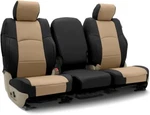 Coverking Front Seat Covers For Toyota RAV4 2019-2025 Leatherette Cashmere. Fixed Price $149.00.