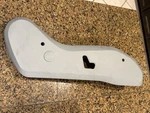 1998-05 Mercedes W163 Front Right Seat Lower Trim Cover W/o Memory Orion Gray. Fixed Price $99.00.