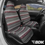 Bdk Boho Car Covers For Front Seats Black Aztec Print Auto Truck Suv. Fixed Price $22.90.