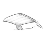 Scott Drake HL-FF-SE-60-WT Headliner Fits 60-65 Falcon. Fixed Price $227.95.