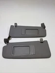 11-16 Bmw F10 5-SERIES Pair Set Grey Gray Sun Visors Left Right Used Oem. Fixed Price $35.99.