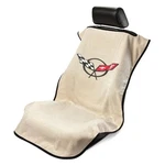 Seat Armour SA100COR5T Tan Towel Cover New Style Corvette Logo. Fixed Price $38.71.