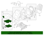 Hyundai 88150-D3011 Left Seat Cushion Pad For 19-21 Tucson. Fixed Price $119.97.