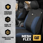 Cat Flexfit Black Blue Seat Covers For Cars, Trucks, & Suv, CASC-2274-BL. Fixed Price $29.99.