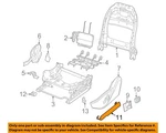 Chrysler Oem 13-16 Dart Seats Tracks Components-track Cover 5LJ29DX9AA. Fixed Price $39.45.