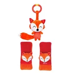 Diono Baby Fox Character Car Seat Straps & Toy, Shoulder Pads For Infant. Fixed Price $8.49.