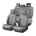 Coverado D8868 Gray Waterproof Car Seat Covers - 5 Piece Full Set. Fixed Price $259.99.