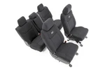 Rough Country Neoprene Seat Cover Set For 14-21 Toyota Tundra Crewmax 91027A. Fixed Price $249.95.